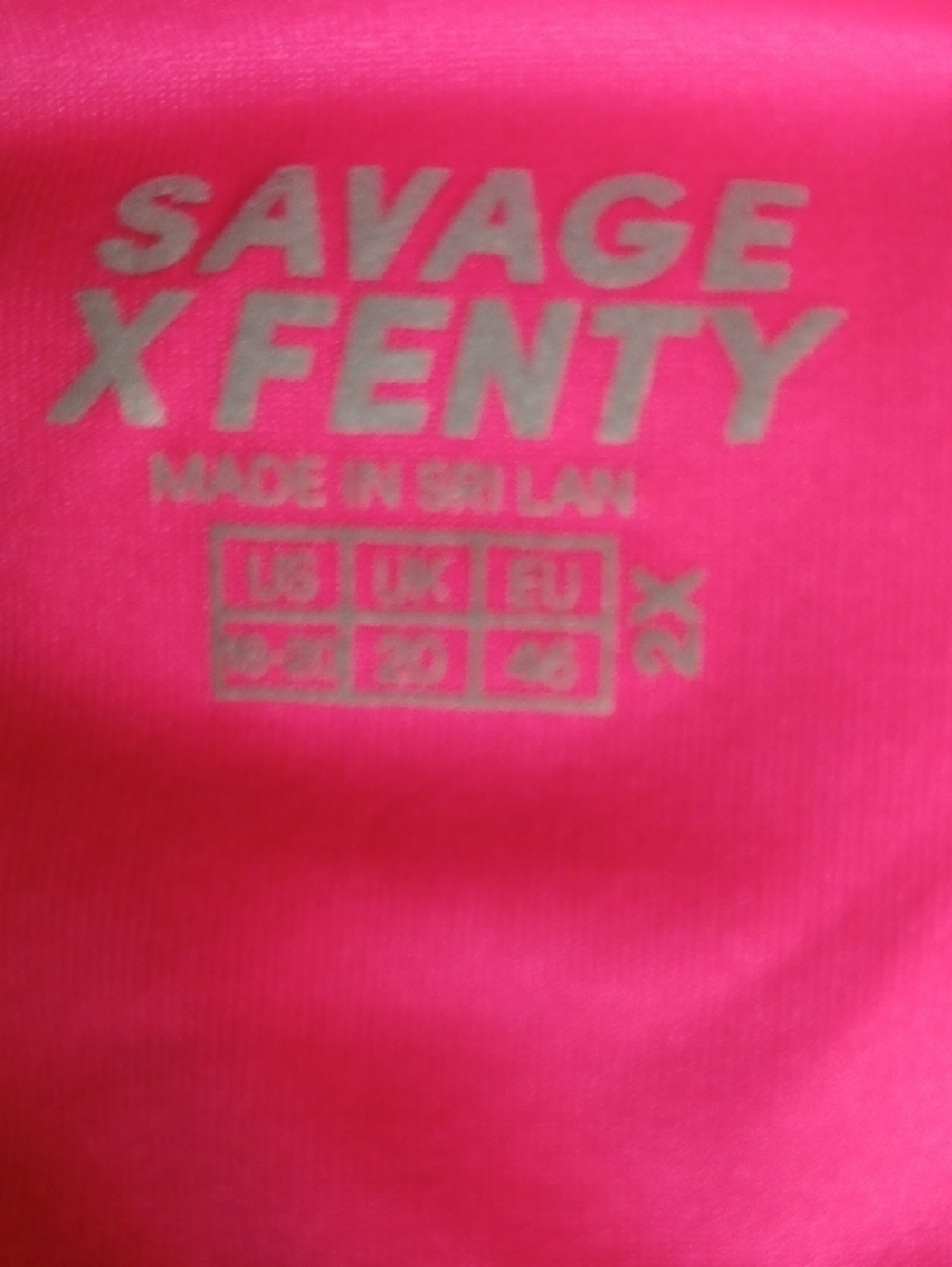 Savage X Fenty Hot Pink Jumpsuit Romper - Picture 4 of 4